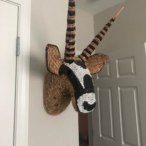 Animal head wall decor